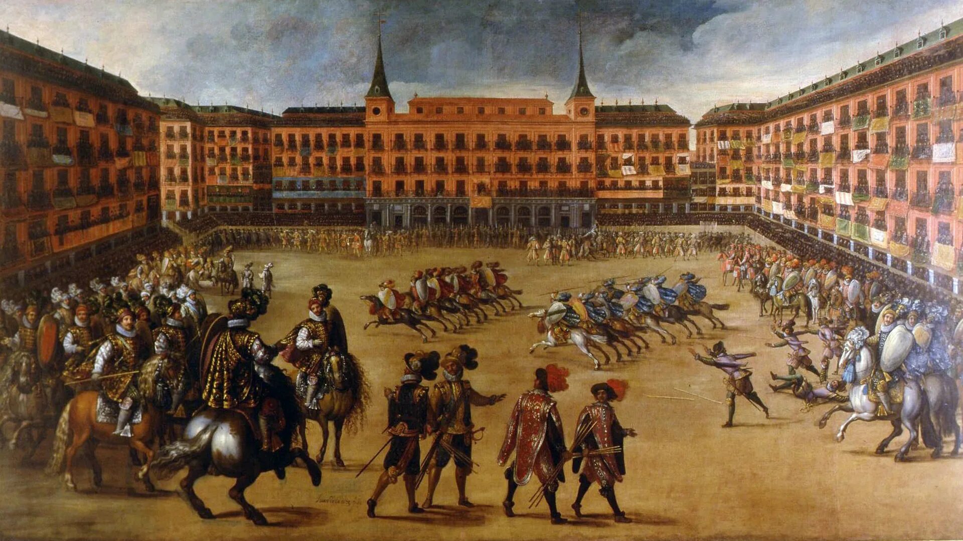 Xviii вв. Пласа-майор Мадрид 16 век. Мадрид 17 века. Испания 17 век. Мадридская площадь Пласа майор 19 век.