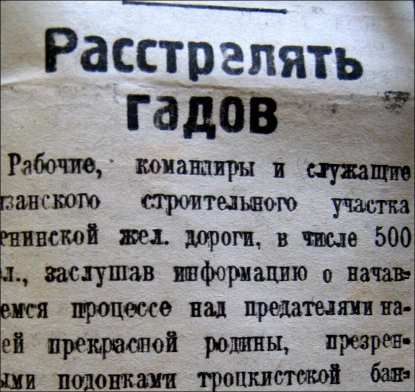 Текст песни гадина. Расстрелять советские газеты. Заметки в газетах о врагах народа. Газеты статьи о врагах. Расстрелять врагов народа.