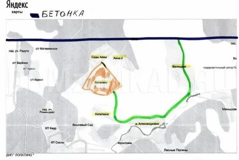 Лопатино на карте