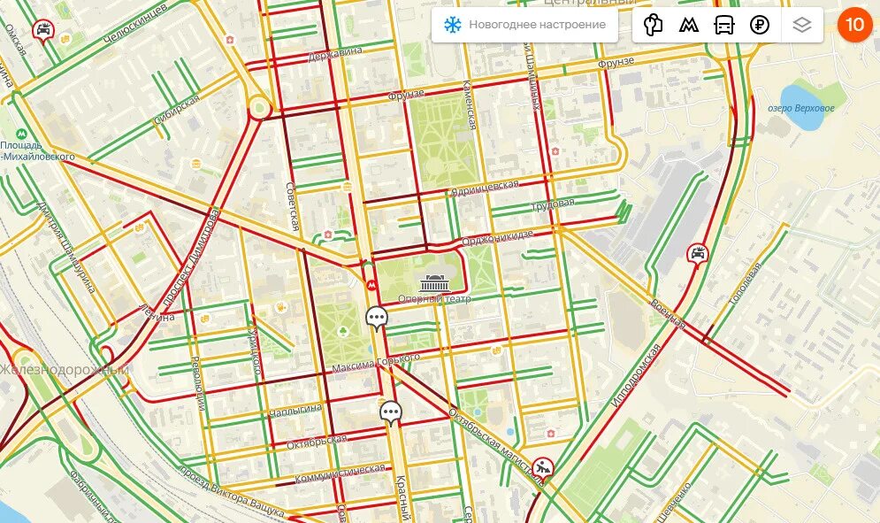 Гис пробки новосибирск. Пробки Новосибирск. Карта пробок Новосибирска. Красный проспект Новосибирск пробка. Пробки 10 баллов.