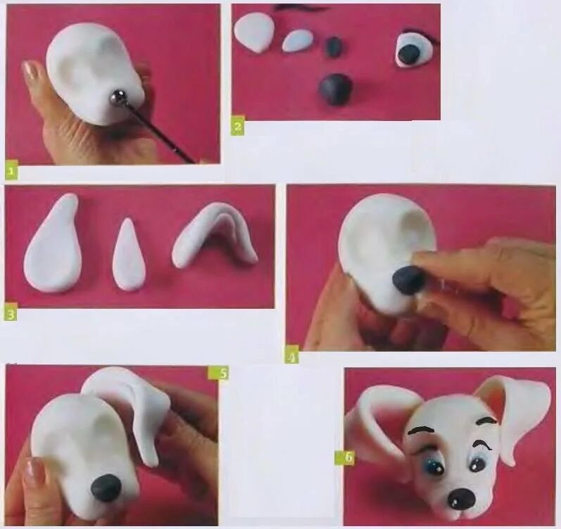 Лепка собака. Собака из пластилина. Щенок из полимерной глины. Животные изпластиоина. Фигурки собак из полимерной глины.