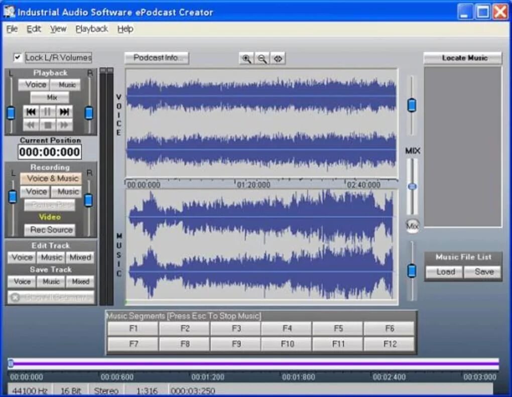 Microcode Audio Recorder. Software for Audio recording and editing. Soft creator. Voice maker