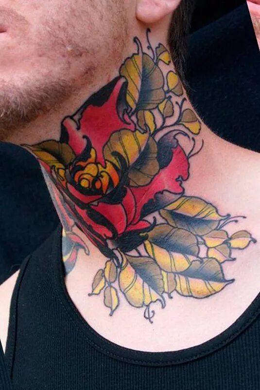 Японское тату на шее. Тату на шее. тату на шее мужские. тату на шее цветные. японские тату на шее.