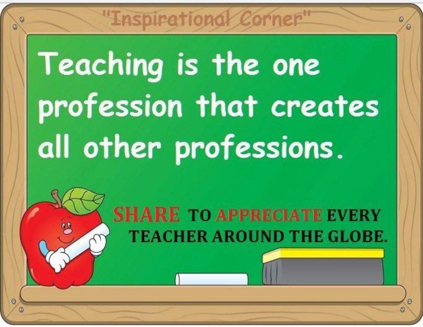 Teaching is not