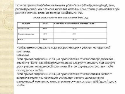 Долей уставном капитале акций