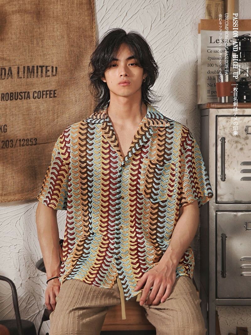 Colored Knit Shirt