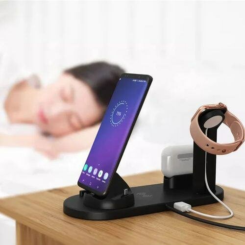Chargeur Sans Fil Qi Plaque De Charge Magnétique pour Téléph