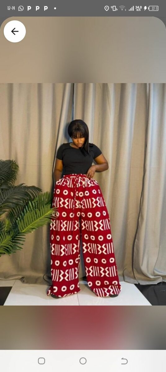 Pantalon pagne africain