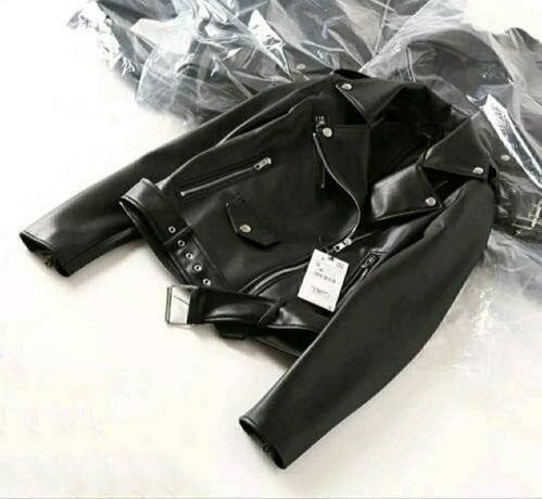 Leather coat