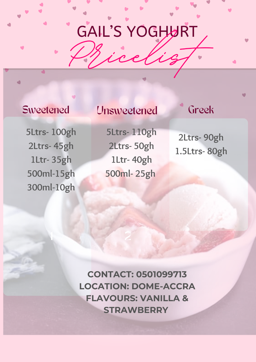 Fresh yoghurt