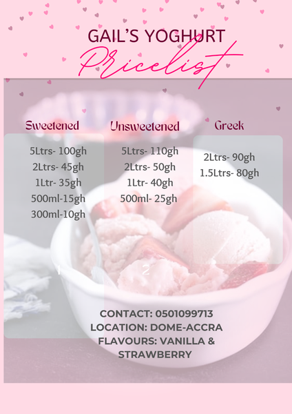 Fresh yoghurt