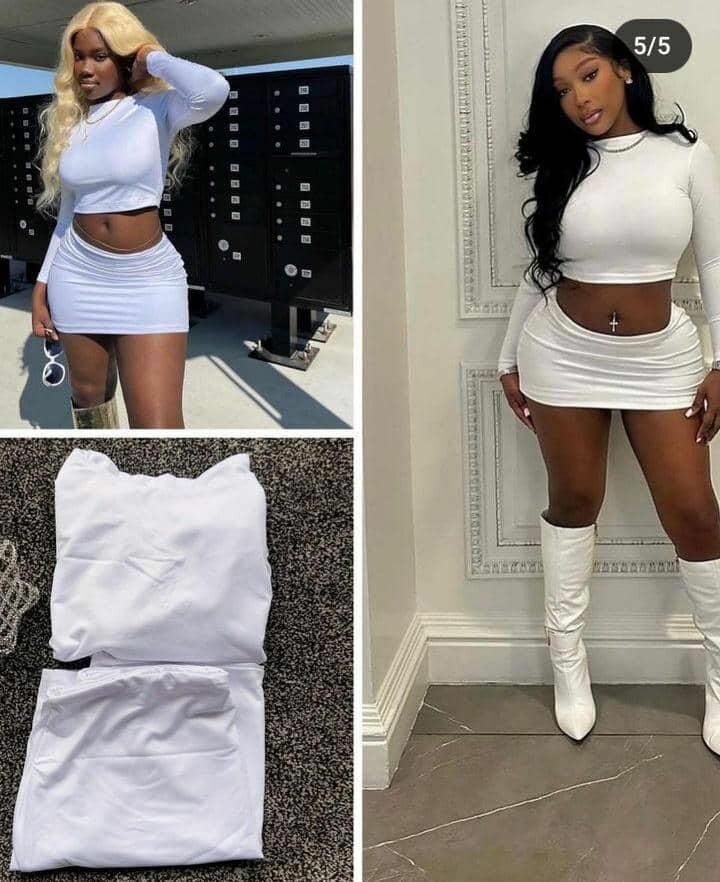 Skirts and top