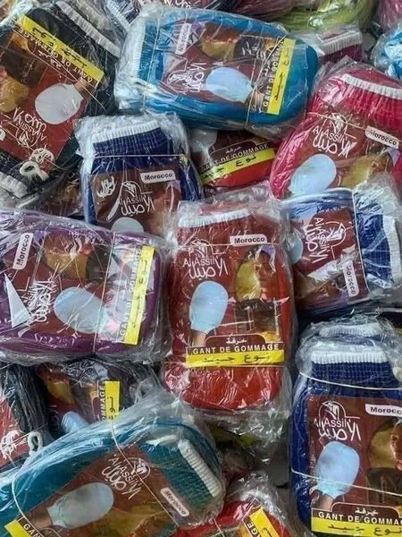 Gants de  gommage