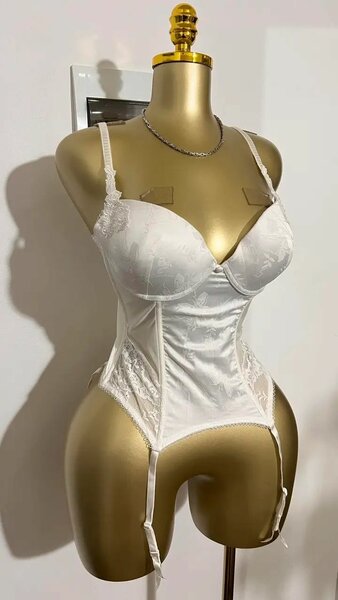 Corset bustier blanc sexy