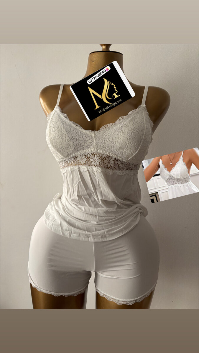 Ensemble Lingerie Blanche