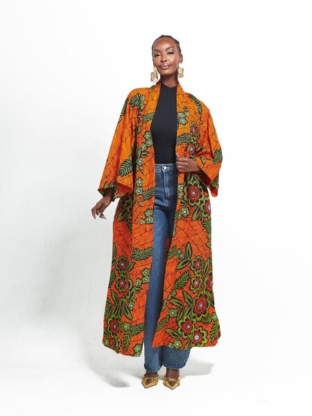 African designed kimono