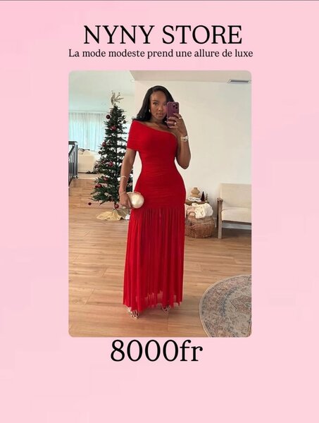 Robe de soirée élégante femme