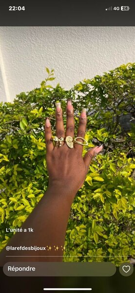 Bague en or élégante