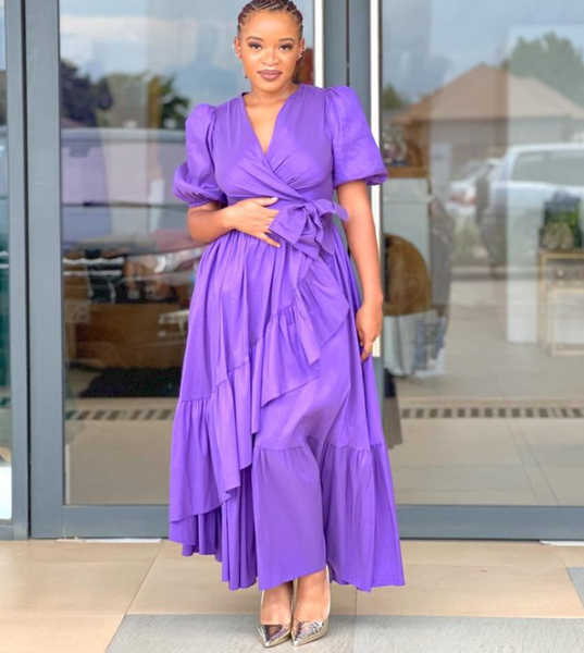 Purple dress