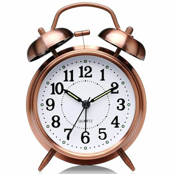 Horloge réveil en acier