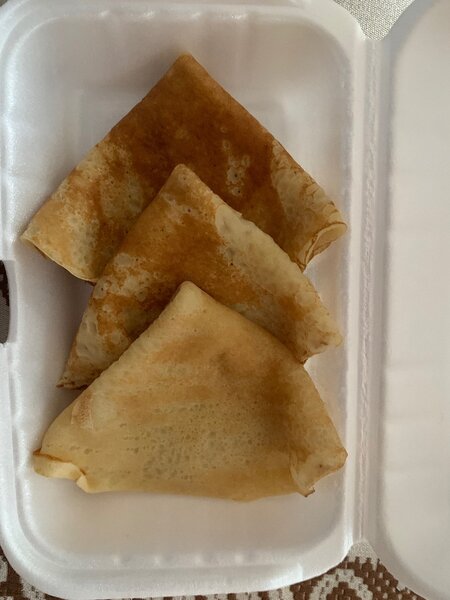 Savoureux crêpes nature