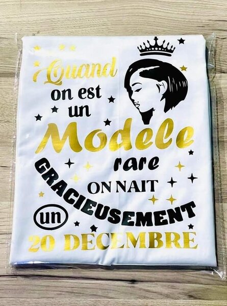 T shirt d´anniversaire