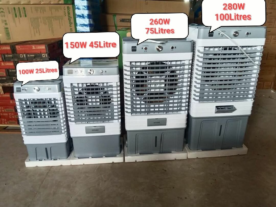 Air Coolers fan Are available in sizes.