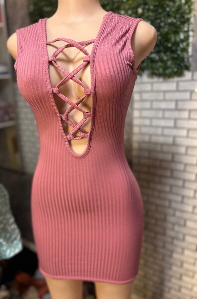 Robe moulante lingerie