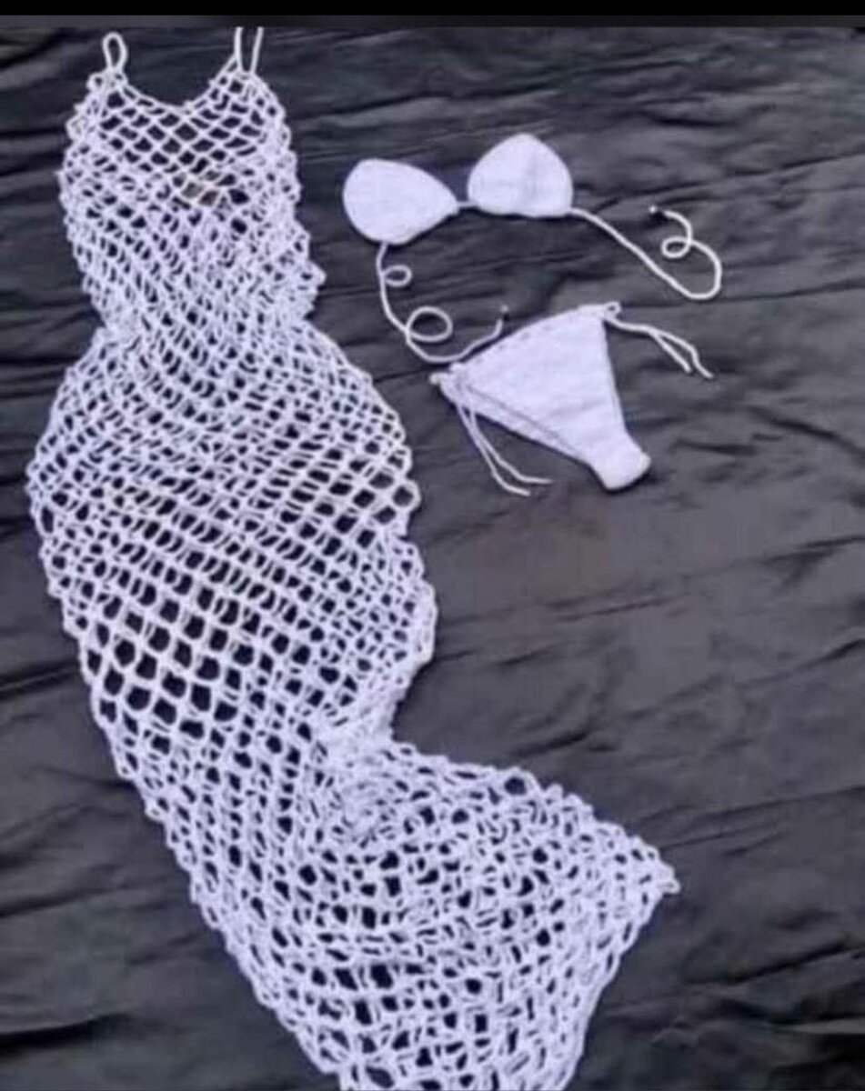 Tenue en crochet de laine