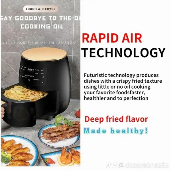 6L silver crest air fryer