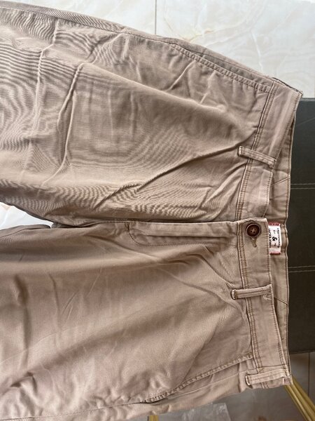 Pantalon Chino Beige Homme