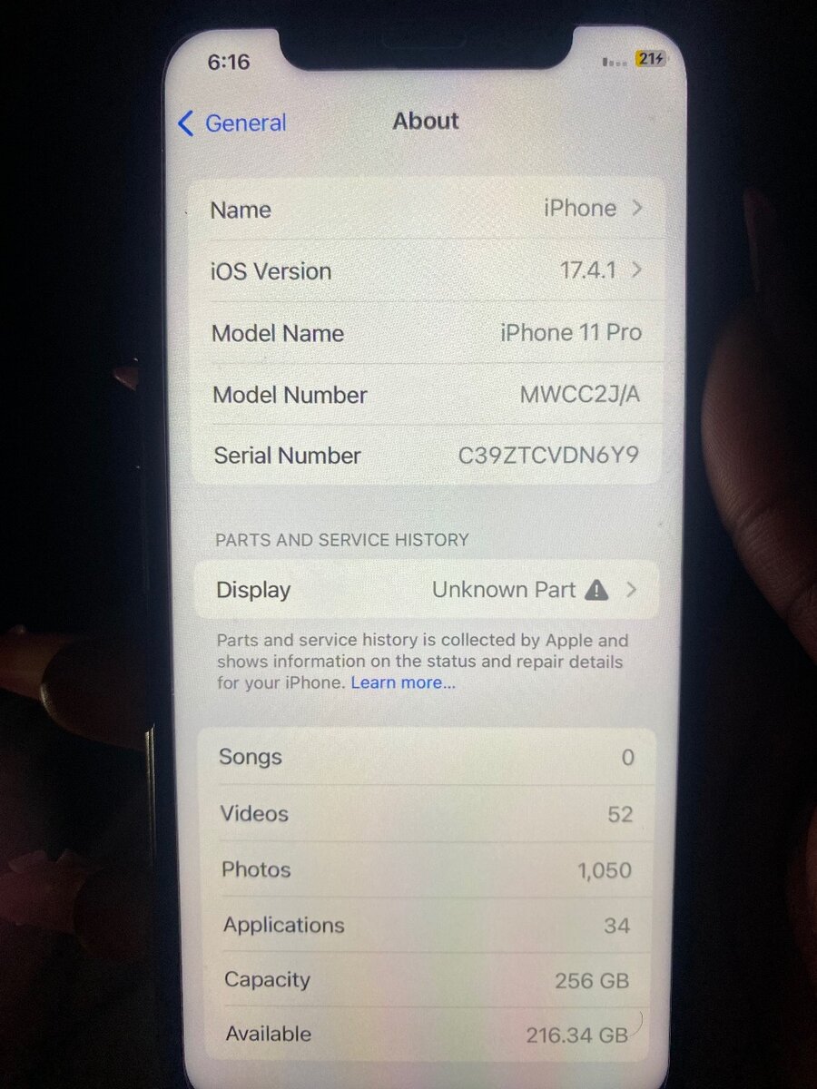 iPhone 11 Pro 256gb