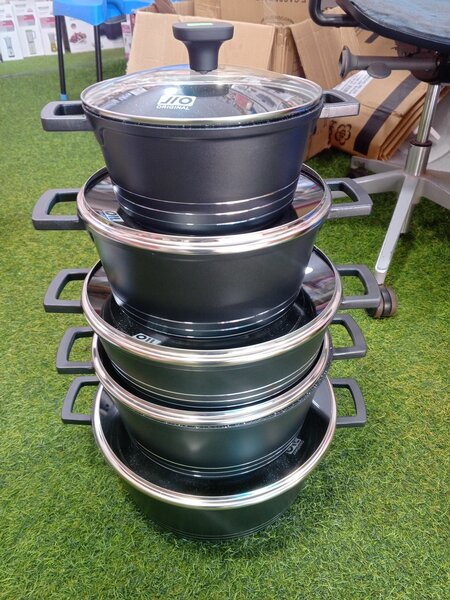 Jio original granite cookware set 5 pieces