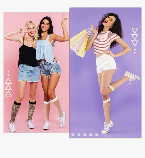 Fishnet socks