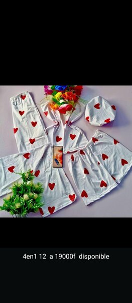 Pyjama Cœur Enfant