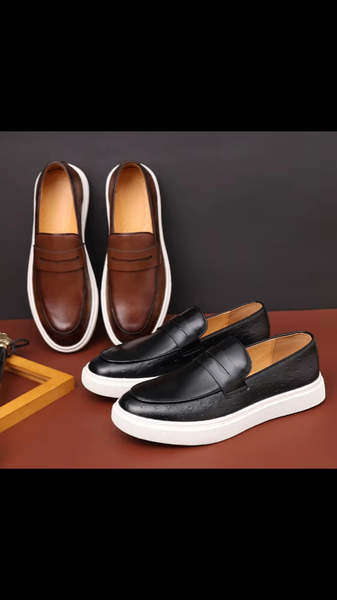 Mocassins élégants homme