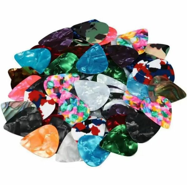 10Médiators de Guitare Colorés