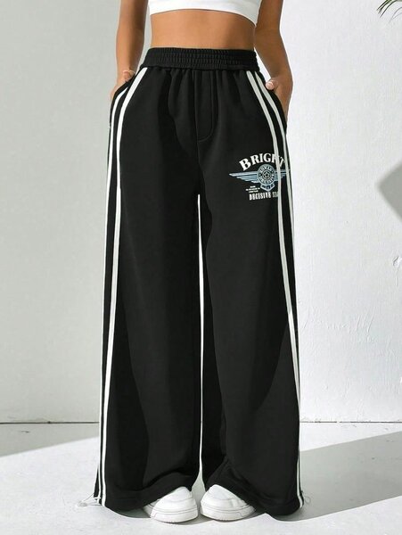 Pantalon ample décontracté femme