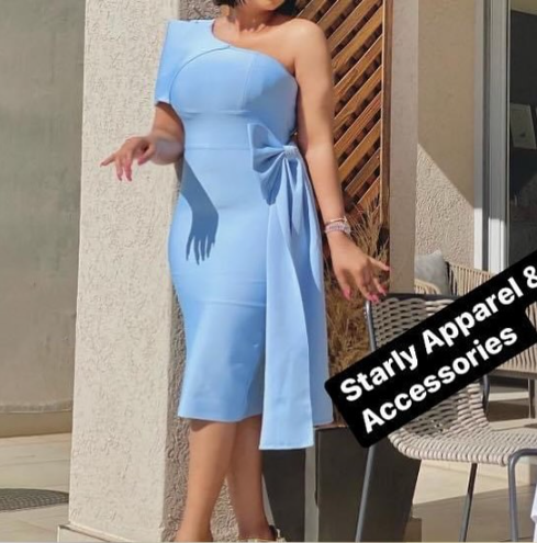 Robe bleu clair
