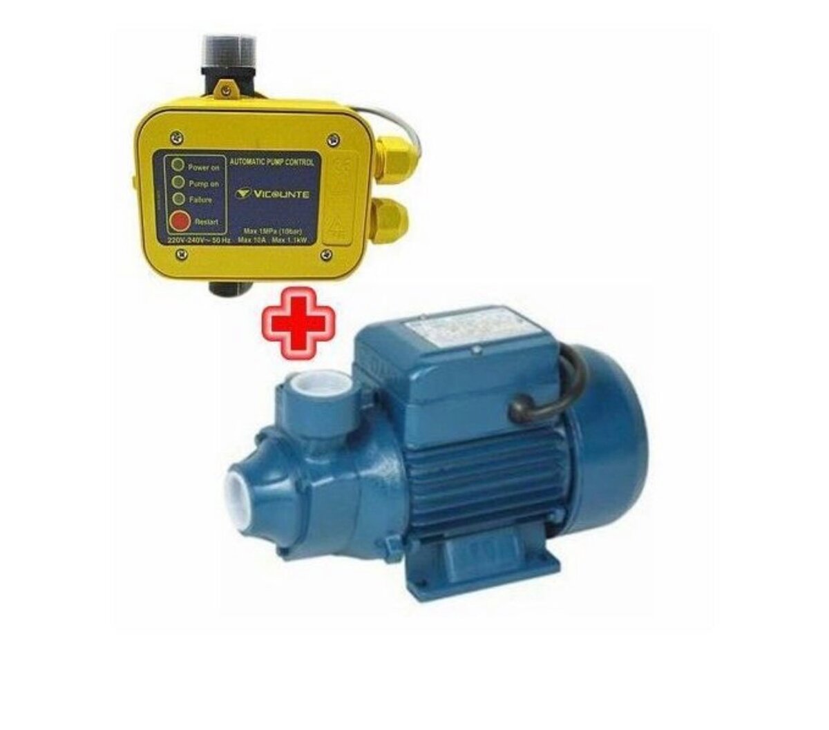 Pompe à eau suppresseur + automatique 0.5HP