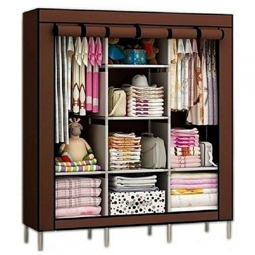 Armoire à vêtements en Tissu, Placard Portable, Armoire de R