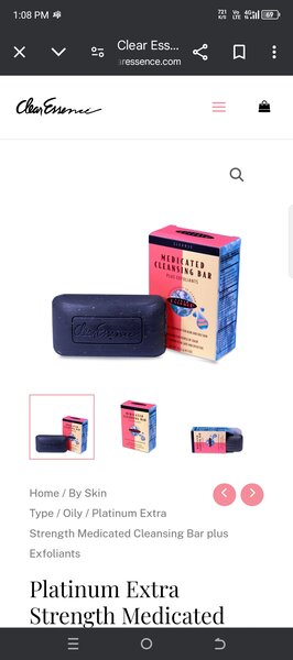 Cleanse Medicated Cleansing Bar - Oily & Acne Treatment