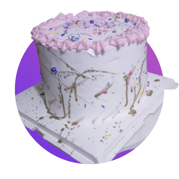 Colourful cake