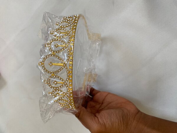 Sash, crown and fan