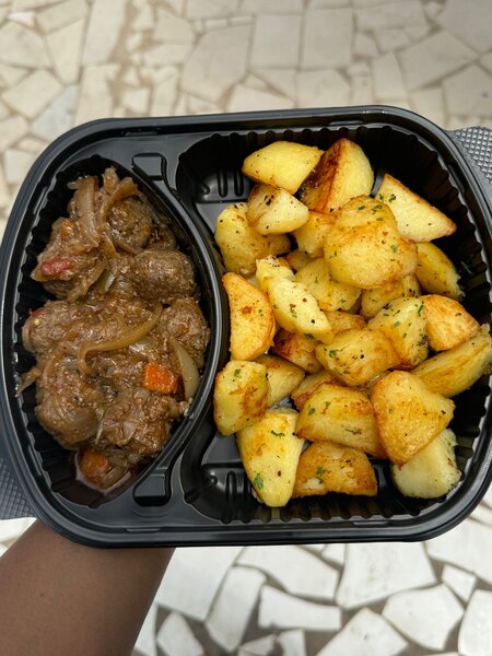 Pomme de terre avec boulettes