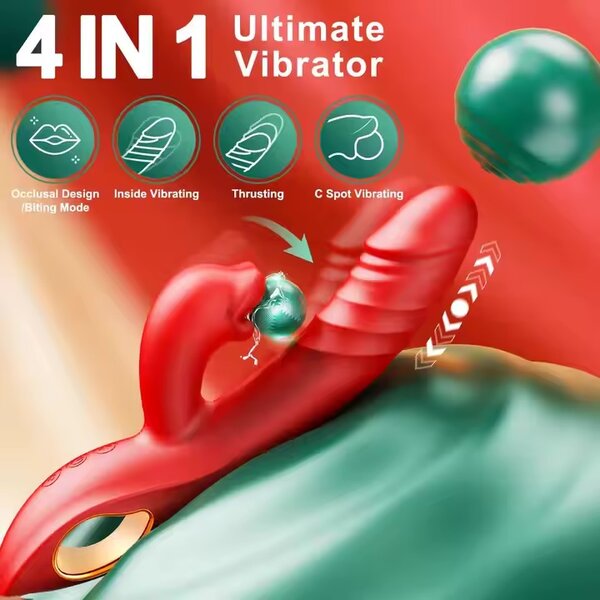 ZWFUN Vibrator Thrusting Dildo