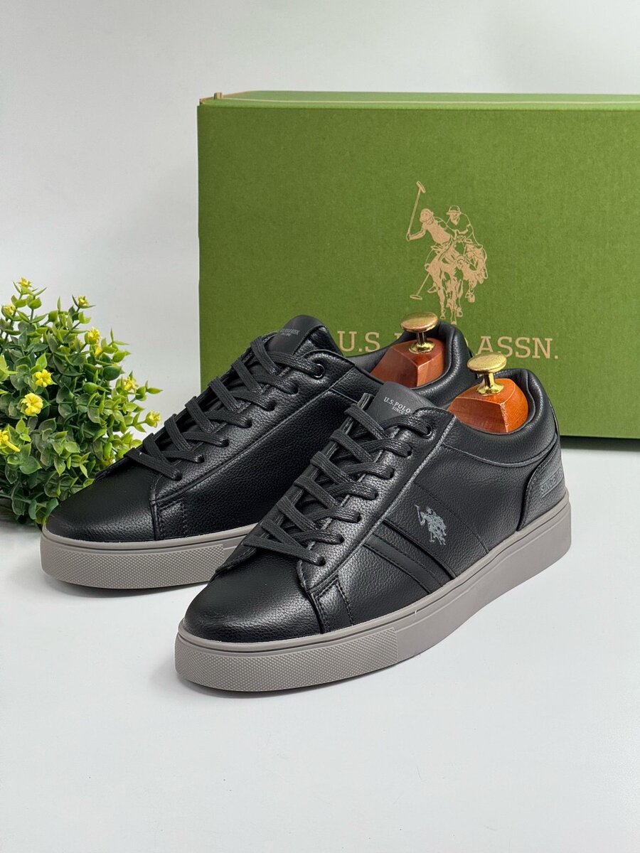POLO BLACK AND GREY