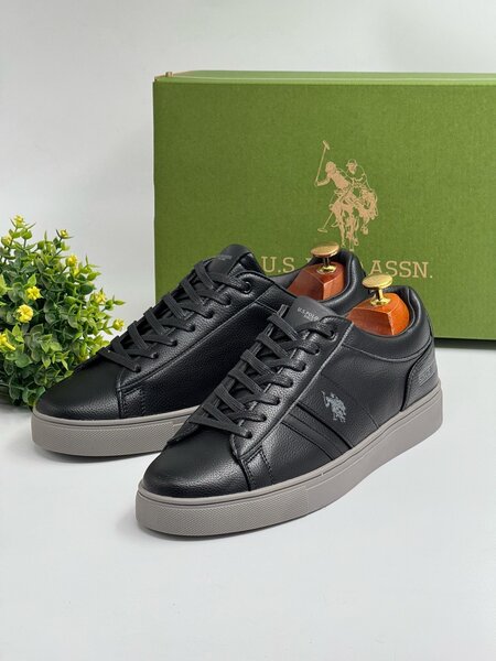 POLO BLACK AND GREY