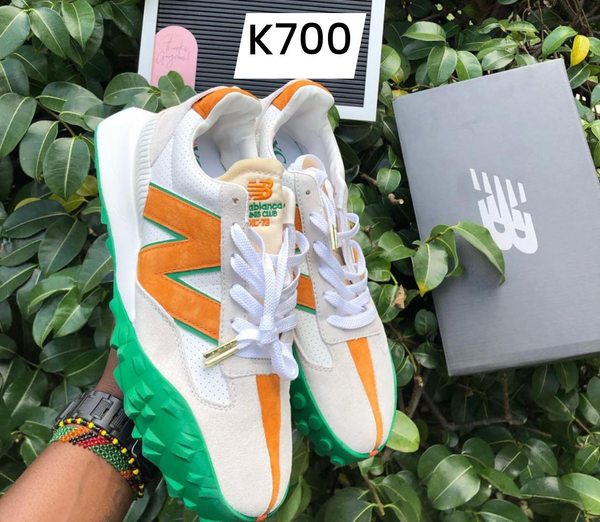 Shoes blanc orange