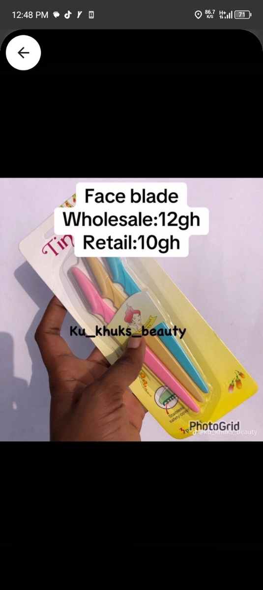 Razor Face blade